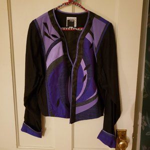 Bonnie Durant Custom Made Jacket - Violet & Black